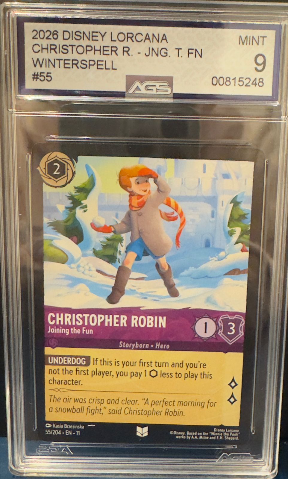 Christopher Robin AGS 9 (Lorcana)