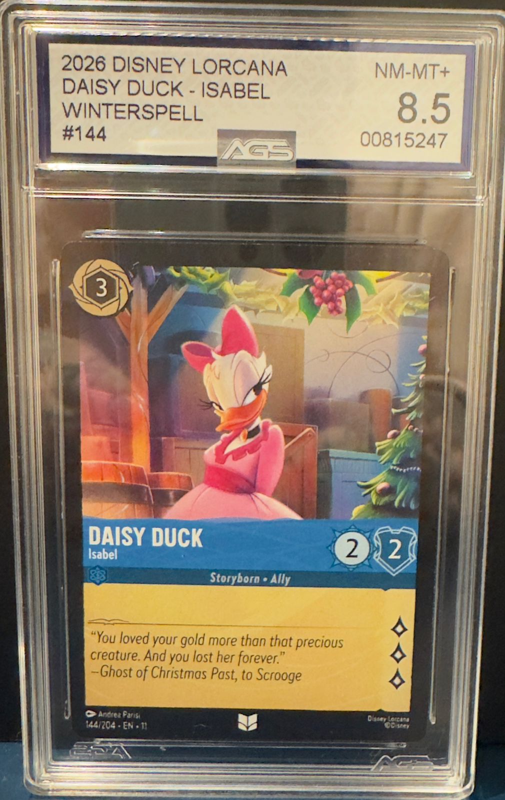 Daisy Duck AGS 8.5 (Lorcana)