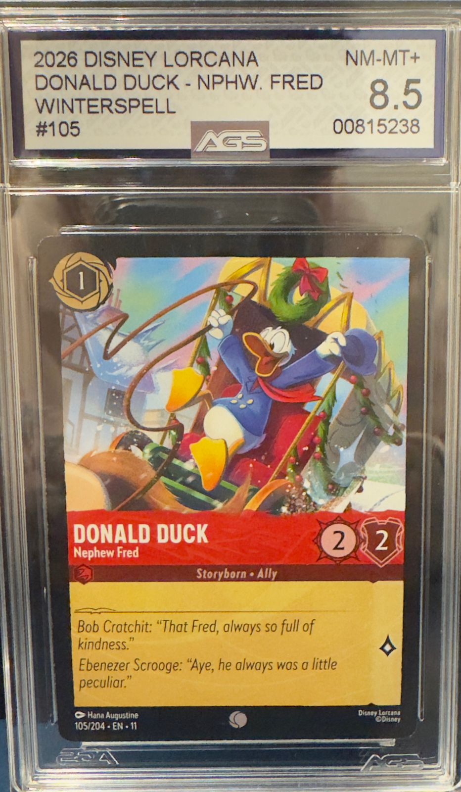 Donald Duck AGS 8.5 (Lorcana)
