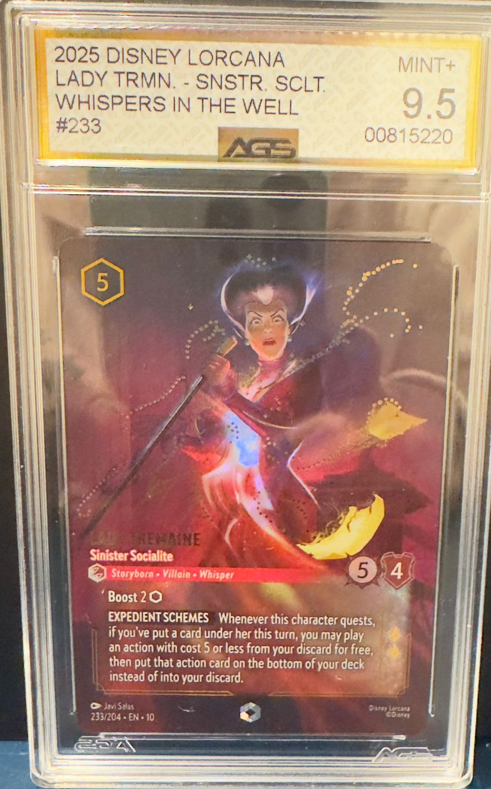 Lady Tremaine AGS 9.5 (Lorcana)