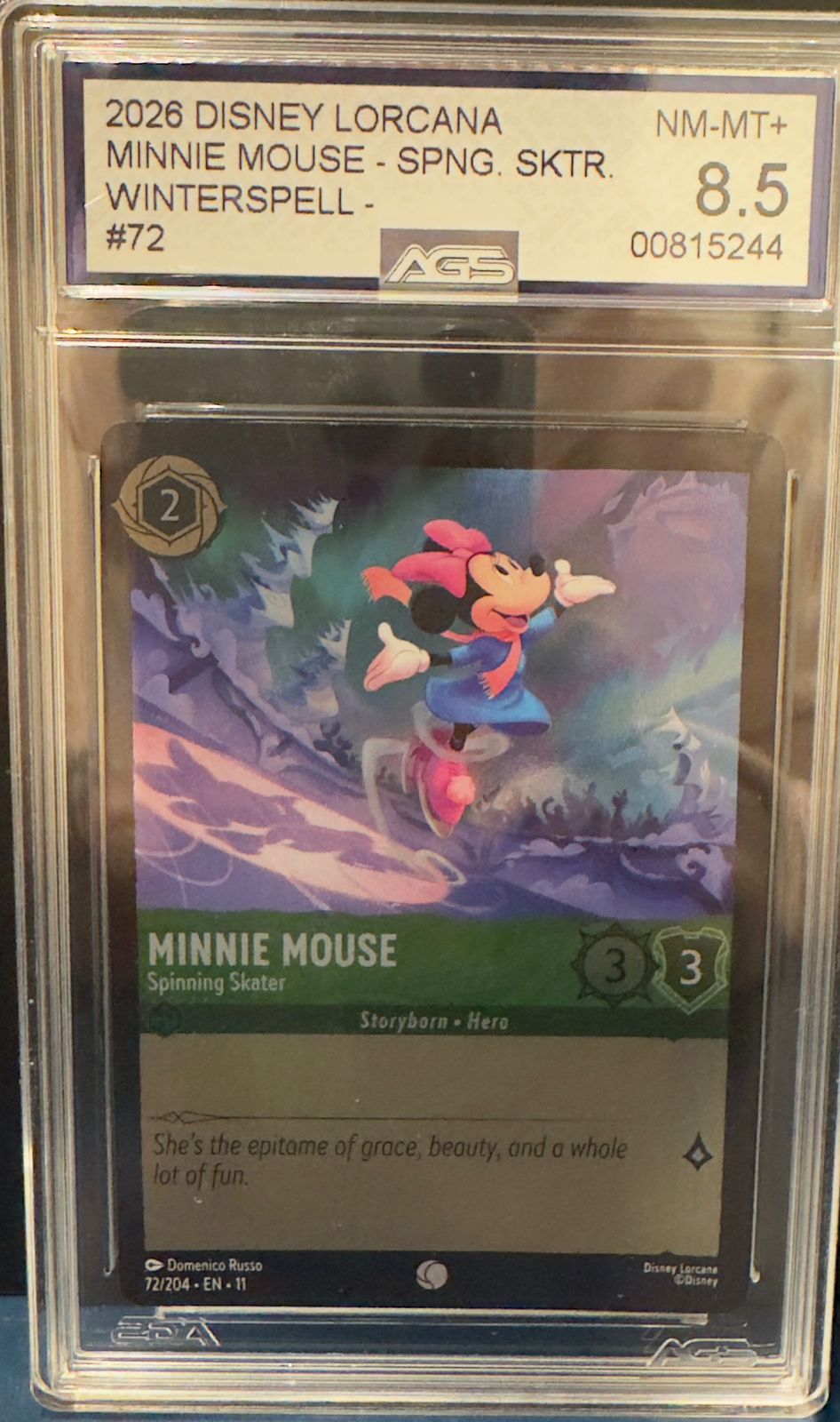 Minnie Mouse AGS 8.5 (Lorcana)