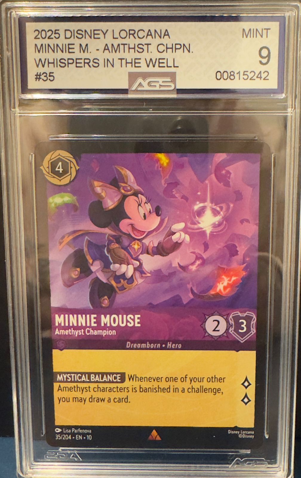 Minnie Mouse AGS 9 (Lorcana)