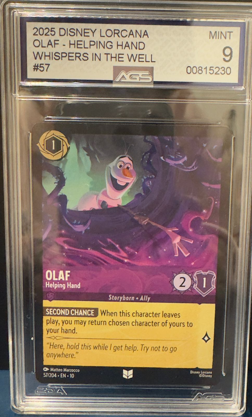 Olaf AGS 9 (Lorcana)