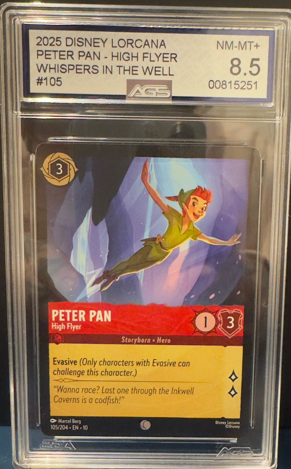 Peter Pan AGS 8.5 (Lorcana)