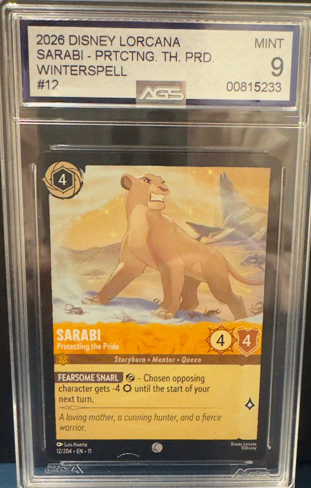 Sarabi AGS 9 (Lorcana)