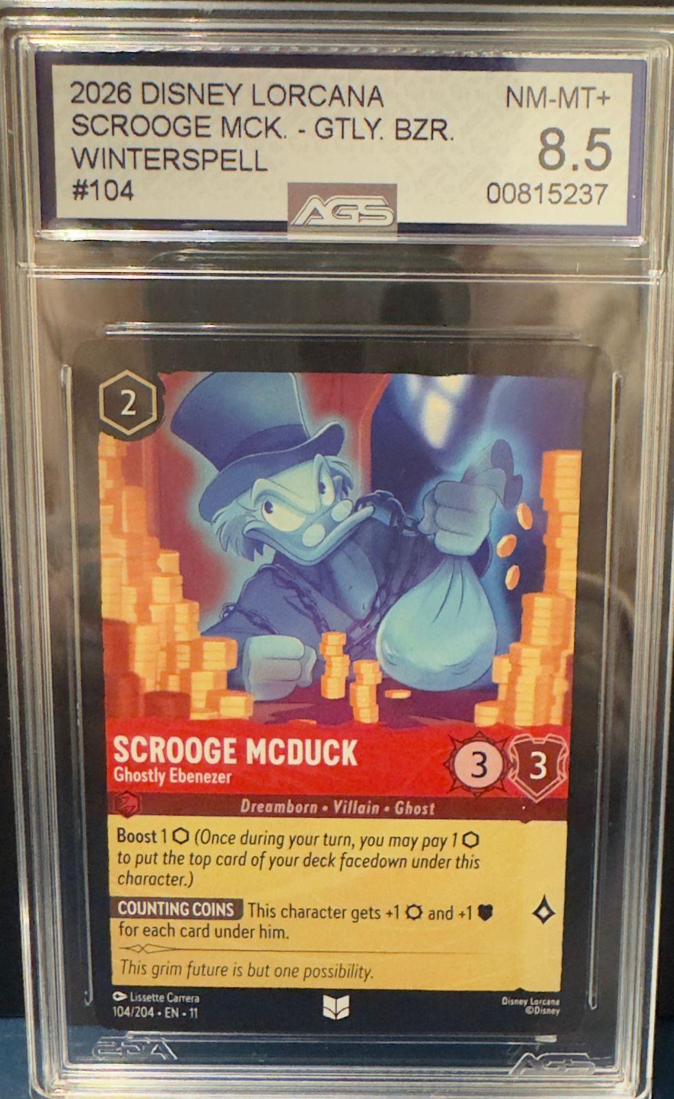 Scrooge McDuck AGS 8.5 (Lorcana)