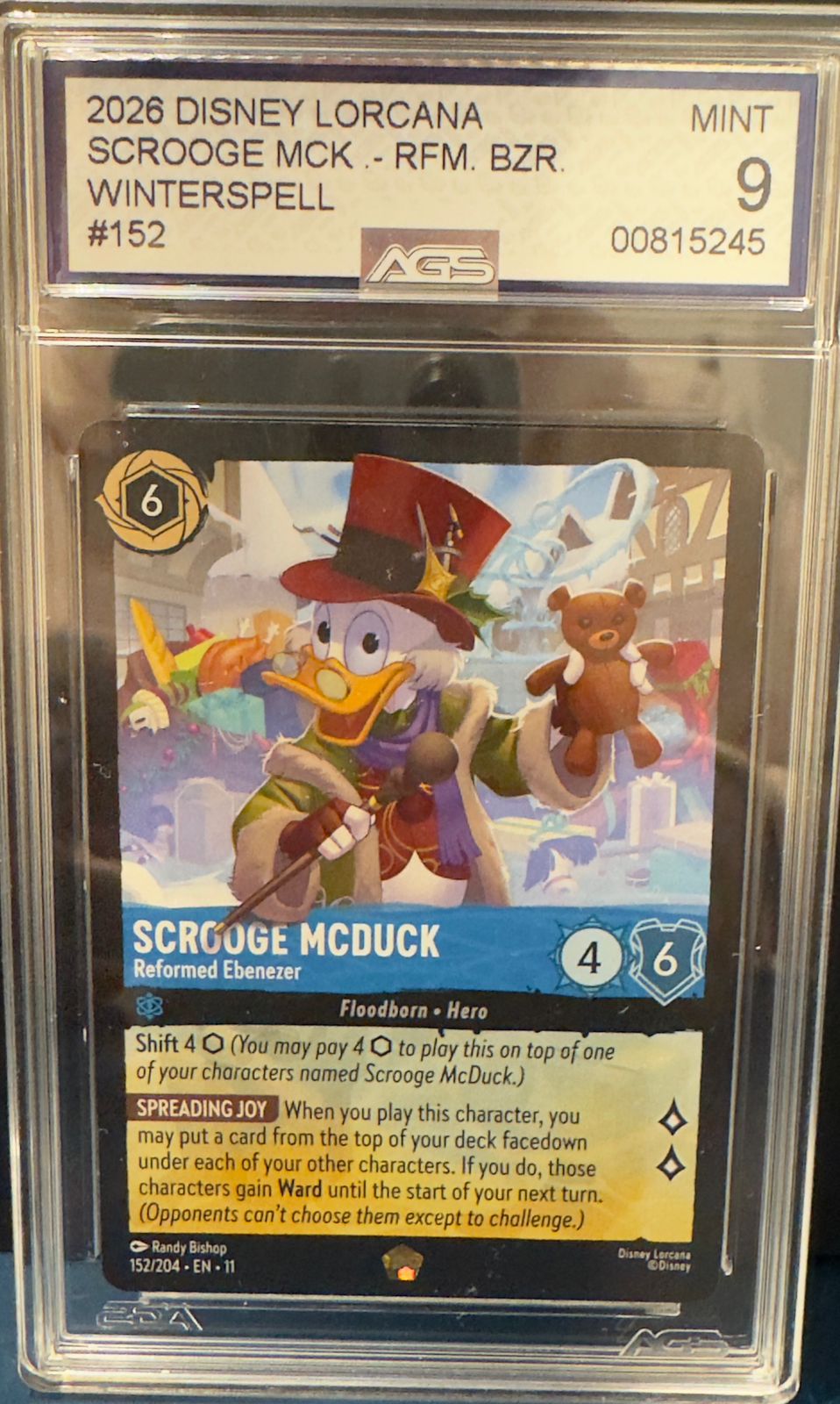 Scrooge McDuck AGS 9 (Lorcana)