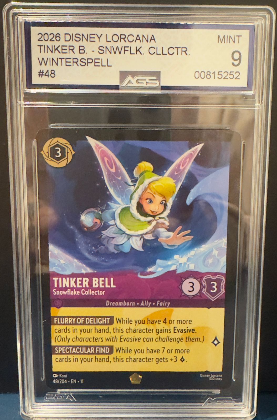 Tinker Bell AGS 9 (Lorcana)